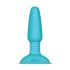 b-Vibe - rotirajući analni vibrator s perlama (tirkizni)