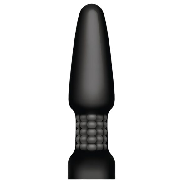 b-Vibe - rotirajući analni vibrator s kuglicama na punjenje (crni)