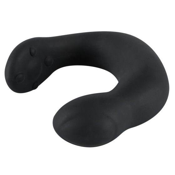 Rebel - zakrivljeni vibrator za prostatu (crni)