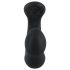 Rebel - zakrivljeni crni vibrator za prostatu