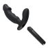 Rebel - prostata vibrator s perjanicom (crni)