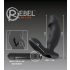 Rebel - prostata vibrator s perjanicom (crni)