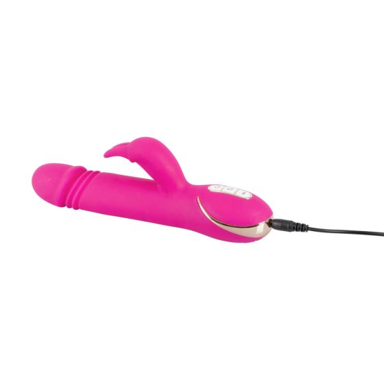 Vibe Couture Rabbit Skater - Zeko, push vibrator (roza)
