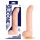 One Touch 8 - Silikonski vibrator s proširenim gornjim dijelom (natur)