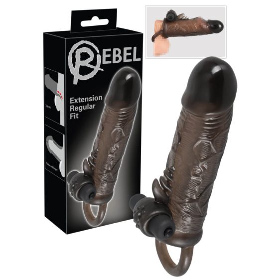 Rebel Regular - vibrirajuća ovojnica za penis (19 cm)