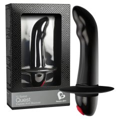 Quest - 10 brzina početni prostate vibrator (crni)