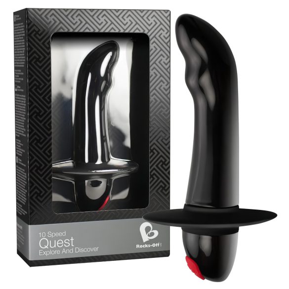 Quest - Početni vibrator za prostatu s 10 ritmova (crna)