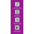 Javida - grijaći vibrator za stimulaciju klitorisa (kupina)