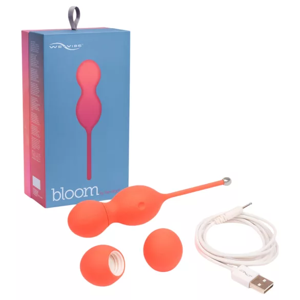 We-Vibe Bloom - gejša kuglica s izmjenjivim utezima - narančasta