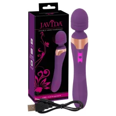 Javida Double - masažer vibrator - ljubičasta