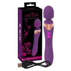 Javida Double - masažni vibrator (ljubičasti)
