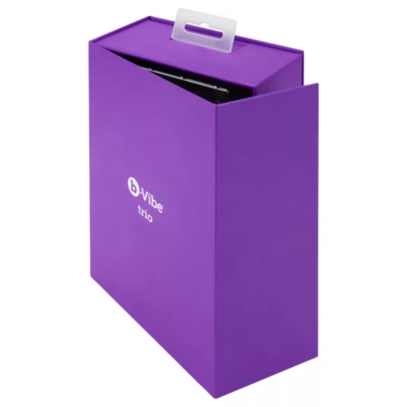 b-Vibe trio - 3-motorni analni vibrator (ljubičasti)