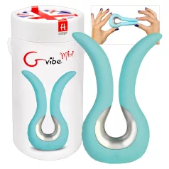   G-vibe Mini - vibrator za G-točku - silikon - menta - USB punjenje