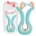 G-vibe Mini - vibrator za G-točku - silikon - menta - USB punjenje