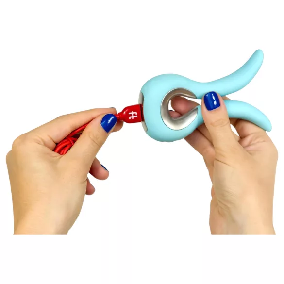 G-vibe Mini - vibrator za G-točku - silikon - menta - USB punjenje