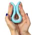 G-vibe Mini - USB silikonski vibrator (menta)