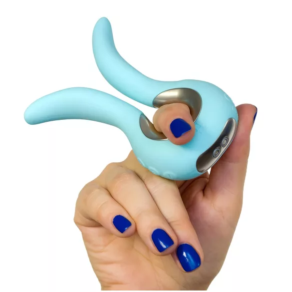G-vibe Mini - vibrator za G-točku - silikon - menta - USB punjenje