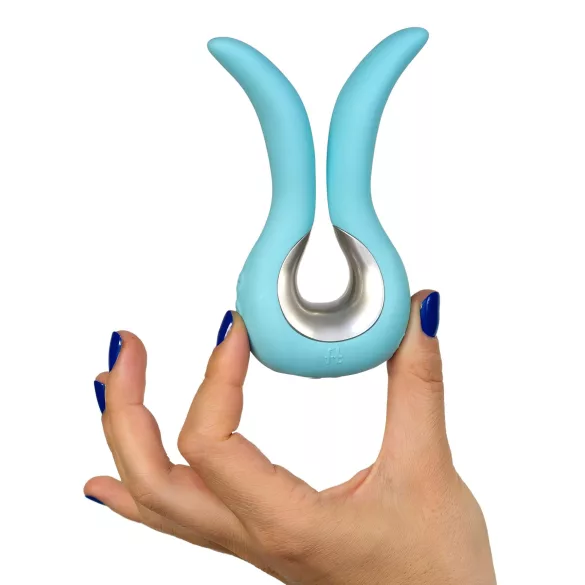 G-vibe Mini - vibrator za G-točku - silikon - menta - USB punjenje