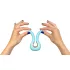 G-vibe Mini - vibrator za G-točku - silikon - menta - USB punjenje