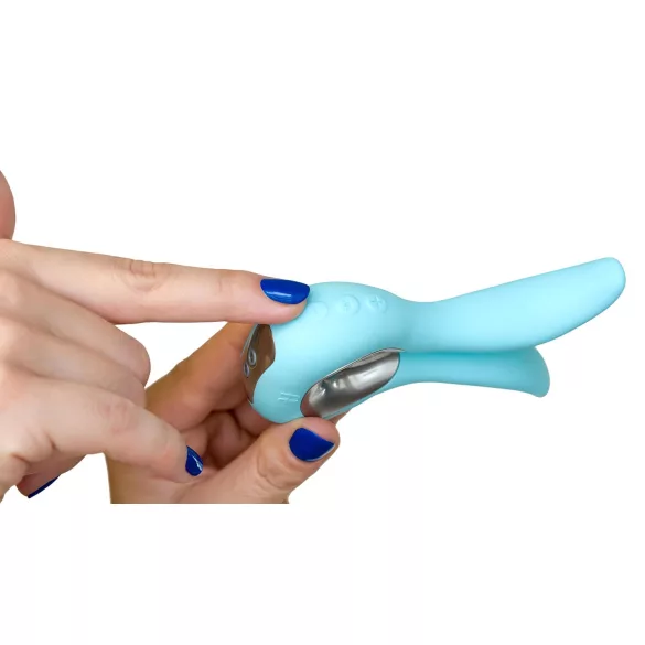 G-vibe Mini - vibrator za G-točku - silikon - menta - USB punjenje
