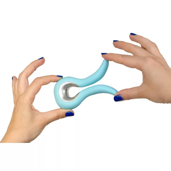 G-vibe Mini - vibrator za G-točku - silikon - menta - USB punjenje