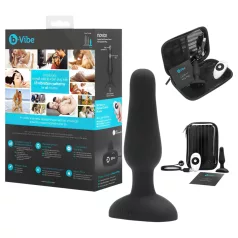   b-Vibe Novice - analni vibrator za početnike - silikon - crni