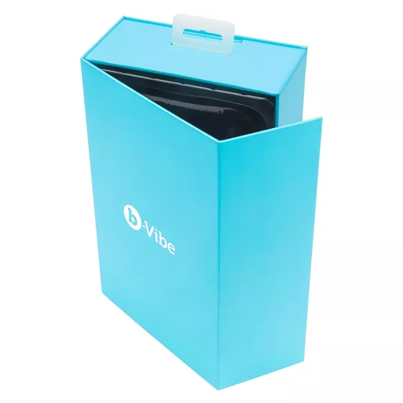 b-Vibe Novice - analni vibrator za početnike - silikon - crni