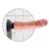 King Cock - vibrator s vakuumskim postoljem 23 cm - natur