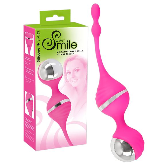SMILE Love Ball - vibrirajuća kuglica za Kegel vježbe (ružičasta)