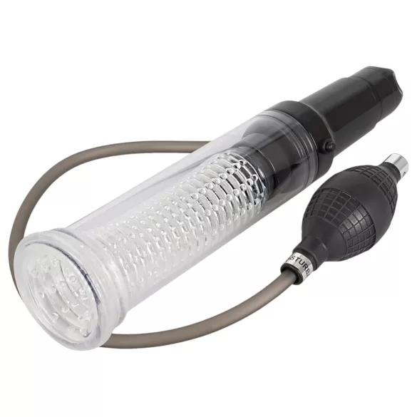 You2Toys - penis pumpa i masturbator 2u1 - prozirni