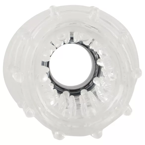 You2Toys - penis pumpa i masturbator 2u1 - prozirni