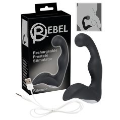Rebel - punjivi prostata vibrator (crna)