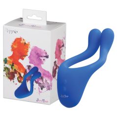   BeauMents Doppio - bežični 3 motorni parni vibrator (plavi)