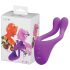 BeauMents Doppio - parni vibrator 3 motora (ljubičasti)