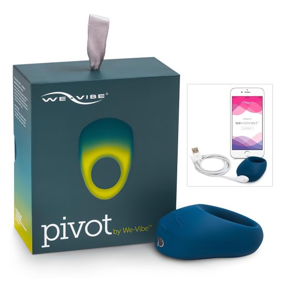 We-Vibe Pivot - akumulatorski, vibracijski prsten za penis (tamno plava)