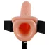 Pipedream - Fetish Strap-on 9 - navlakujući vibrator (prirodne boje)
