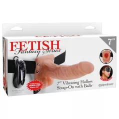   Pipedream - Fetish Strap-on 7 - umjetni penis s remenom i vibratorom (prirodne boje)