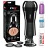 PDX Cock Compressor - usisavajući, vibrirajući uređaj za muškarce (crni)