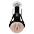 PDX Cock Compressor - usisni, vibrirajući masturbator za penis (crni)