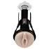 PDX - masturbator za penis s usisavanjem i vibracijom - crna