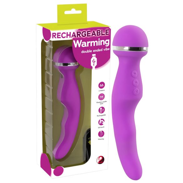 You2Toys - Warming - Vibrator s grijanjem i masažom na baterije (ružičasti)