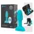 b-Vibe Rimming - analni vibrator s rotirajućim perlicama - tirkizna