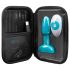 b-Vibe Rimming - rotirajući analni vibrator s kuglicama (tirkiz)