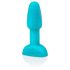 b-Vibe Rimming - rotirajući analni vibrator s kuglicama (tirkiz)
