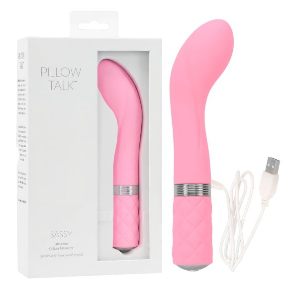 Pillow Talk Sassy - G-točka vibrator na punjenje (pink)