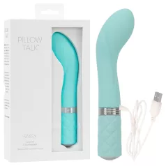  Pillow Talk Sassy - vibrator za G-točku na punjenje - tirkizna