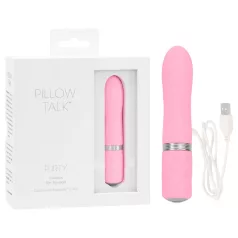   Pillow Talk Flirty - vibrator štapni s punjivom baterijom - roza