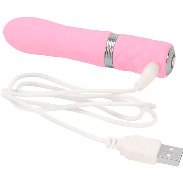 Pillow Talk Flirty - vibrator štapni s punjivom baterijom - roza