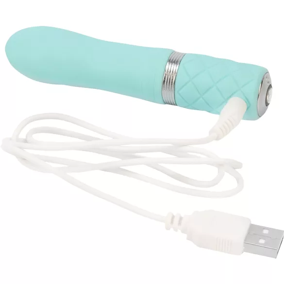 Pillow Talk Flirty - vibrator štapić na punjenje - tirkizna