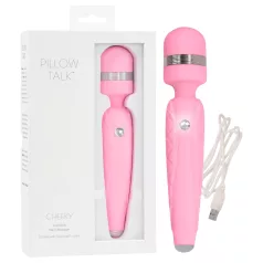   Pillow Talk Cheeky Wand - akumulatorski masažni vibrator (rozi)